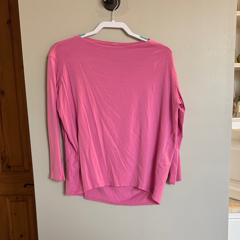 Lululemon Athletica Pink Long Sleeve Tee